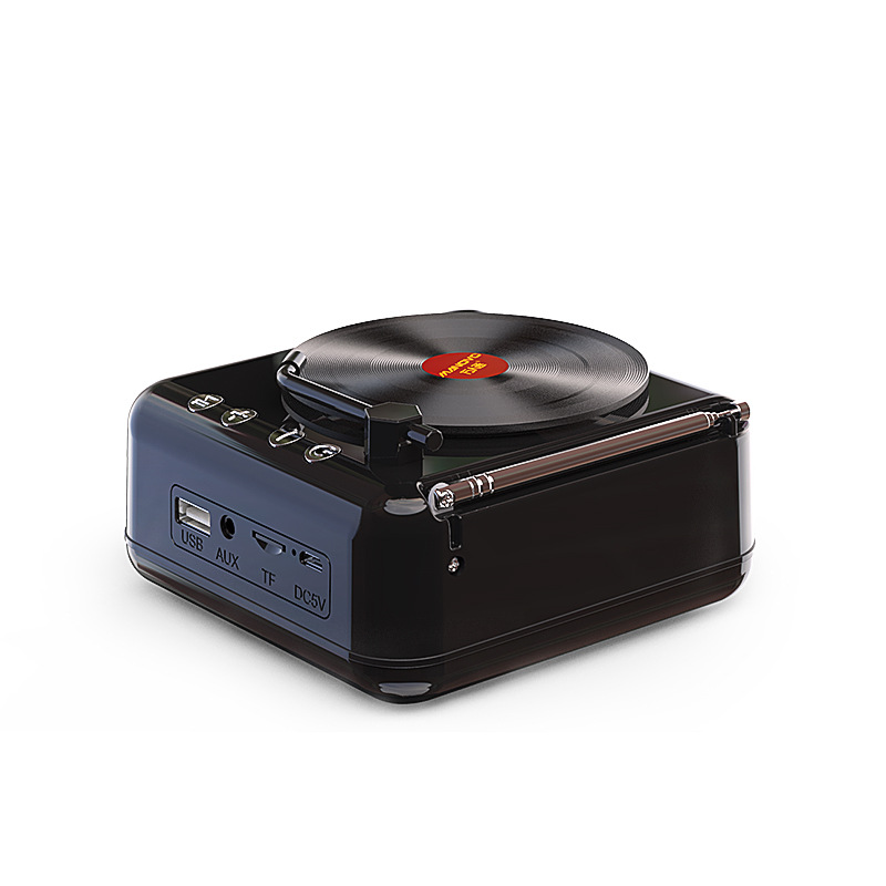 Atomic Vinyl Record Bluetooth Speaker Gramophone Bluetooth Audio Radio Gift