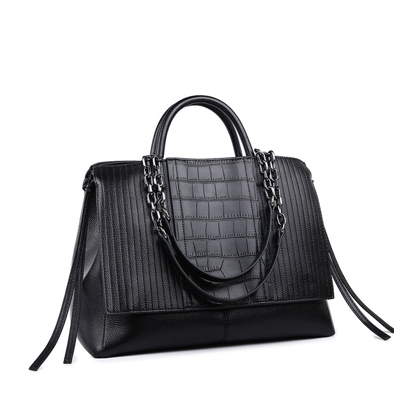 Bags 2025 New Large Capacity Women's Bag Single Shoulder Handheld Tote Bag Work Briefcase Simple