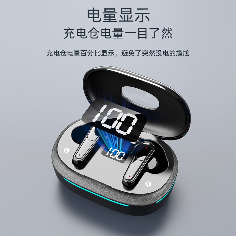 Bluetooth earphones wireless dual mic noise reduction in-ear ultra long battery life true wireless earphones