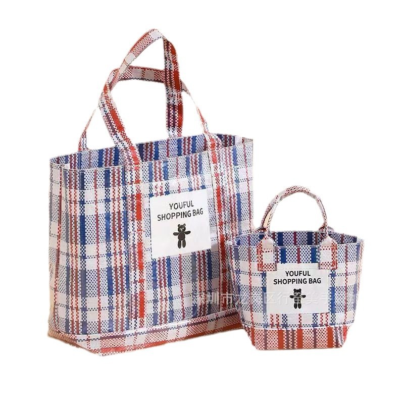 Custom PP woven laminated shopping bag business event gift shopping mall pet store handbag