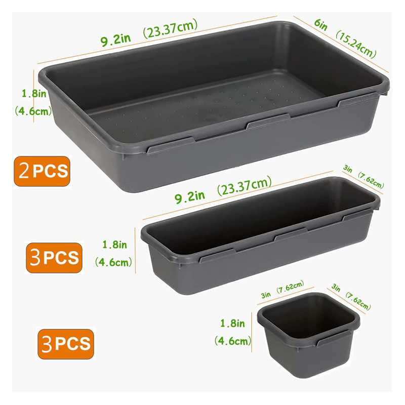Household plastic drawer type nail art storage box free combination divider tray cosmetic storage box office