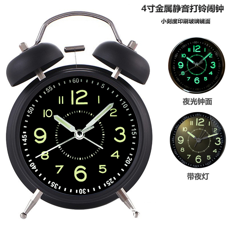 4寸玻璃刻度夜光黑
