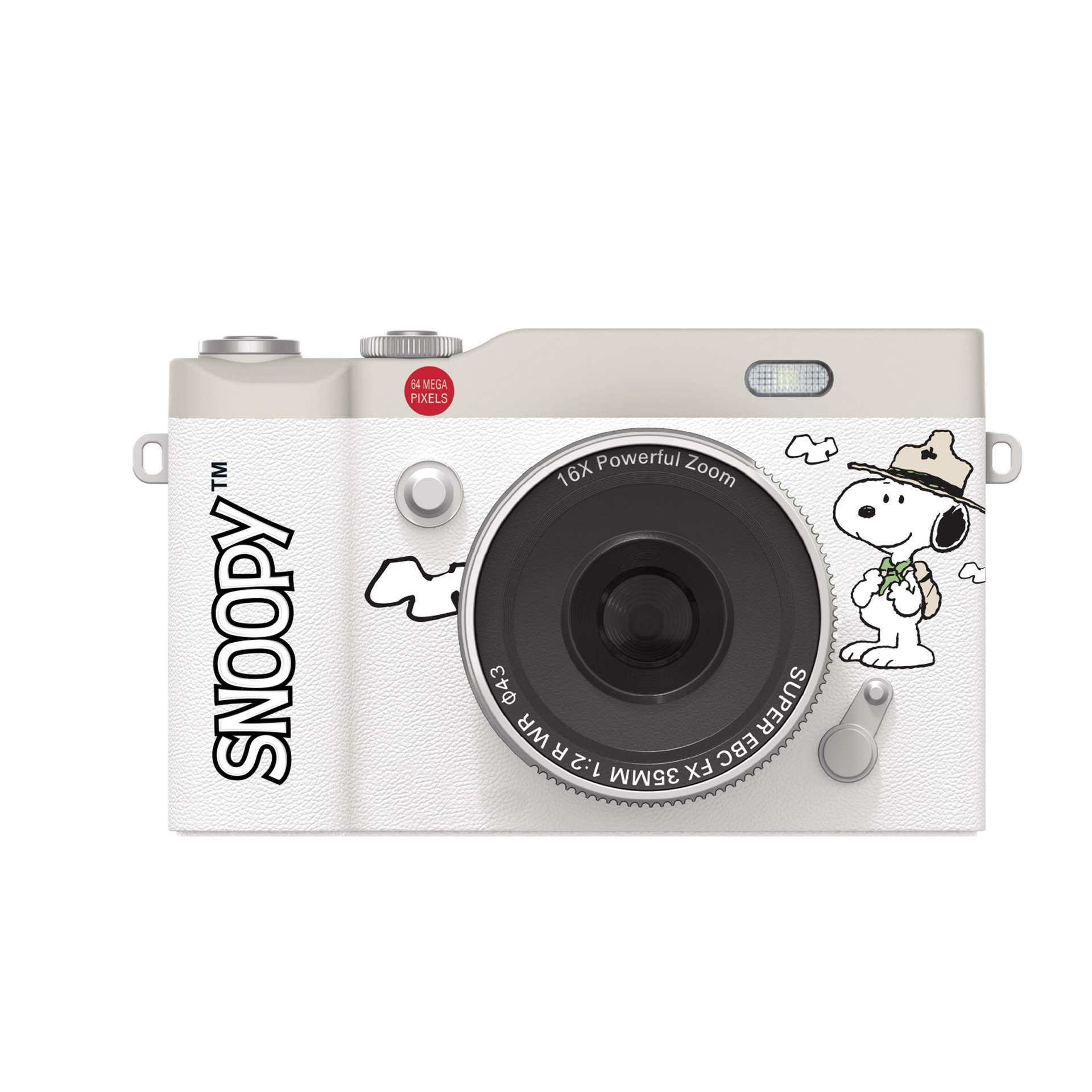 SNOOPY Campus Student Entry Snoopy CCD Camera Flip Screen HD Selfie Mirrorless Camera