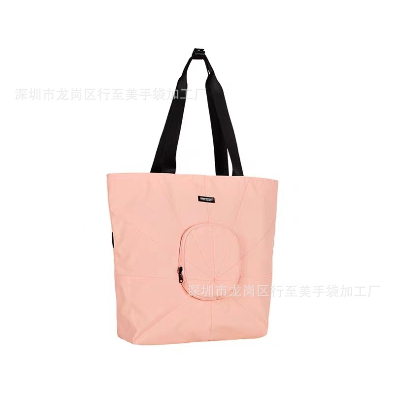 New memory fabric foldable backpack, waterproof ultra-light sports shopping bag travel promotional storage bag