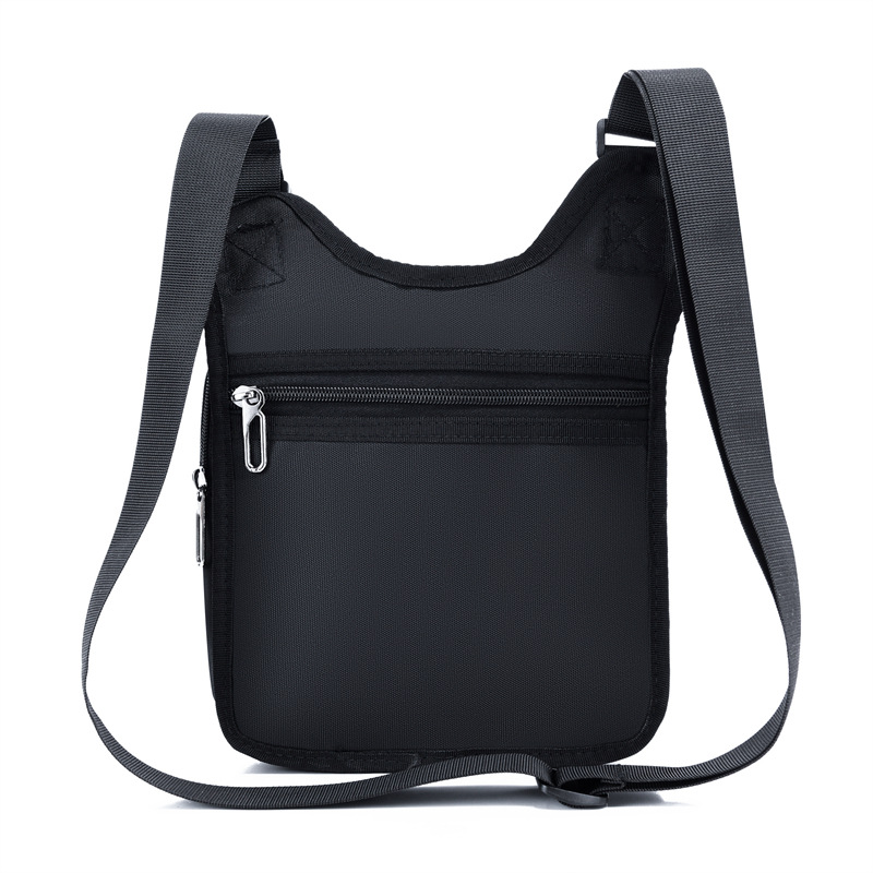 Large capacity men's crossbody backpack outdoor casual crossbody water cup bag travel water bottle phone bag oxford cloth single shoulder bag
