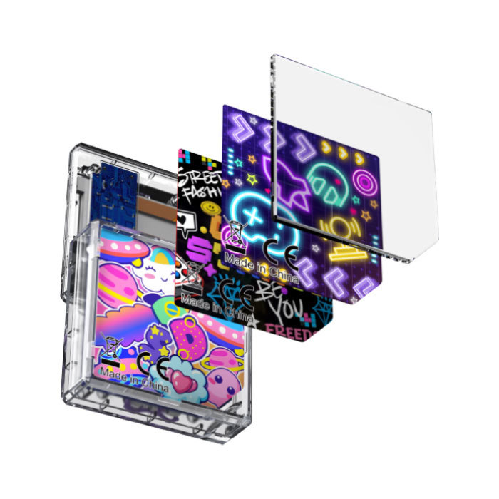Rotatable Screen Handheld Game Console Pendant Mini Game Console