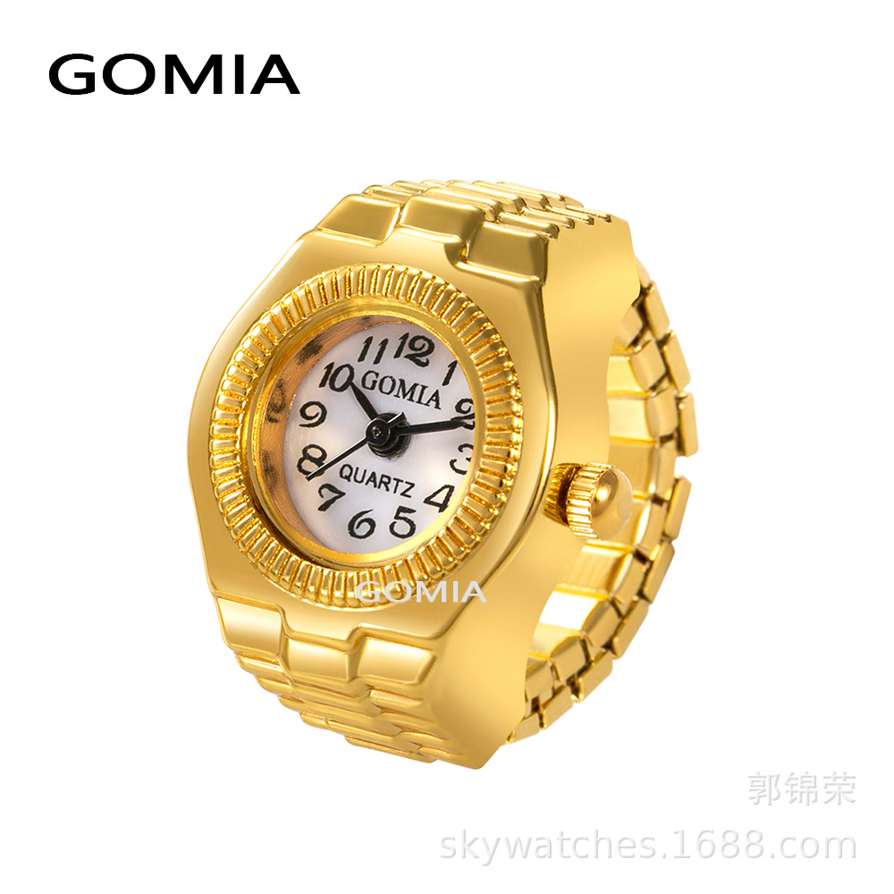 GOMIA//EB Rivet Heart Octagonal Ring Watch