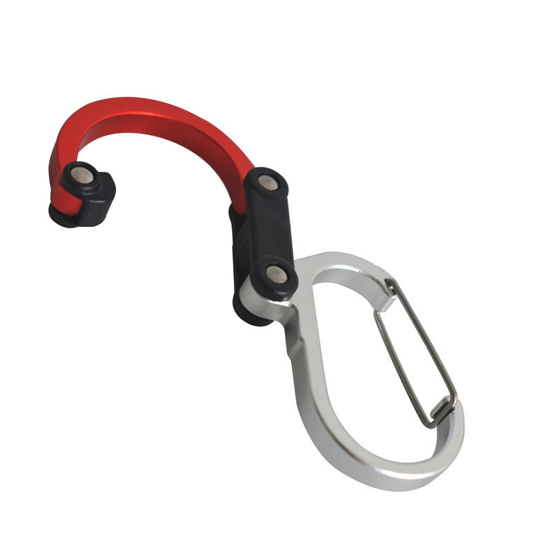 D-Shape Carabiner Aluminum Alloy Quick Hook Outdoor Sports Equipment Tool Multi-Functional Safety Outdoor Climbing Carabiner