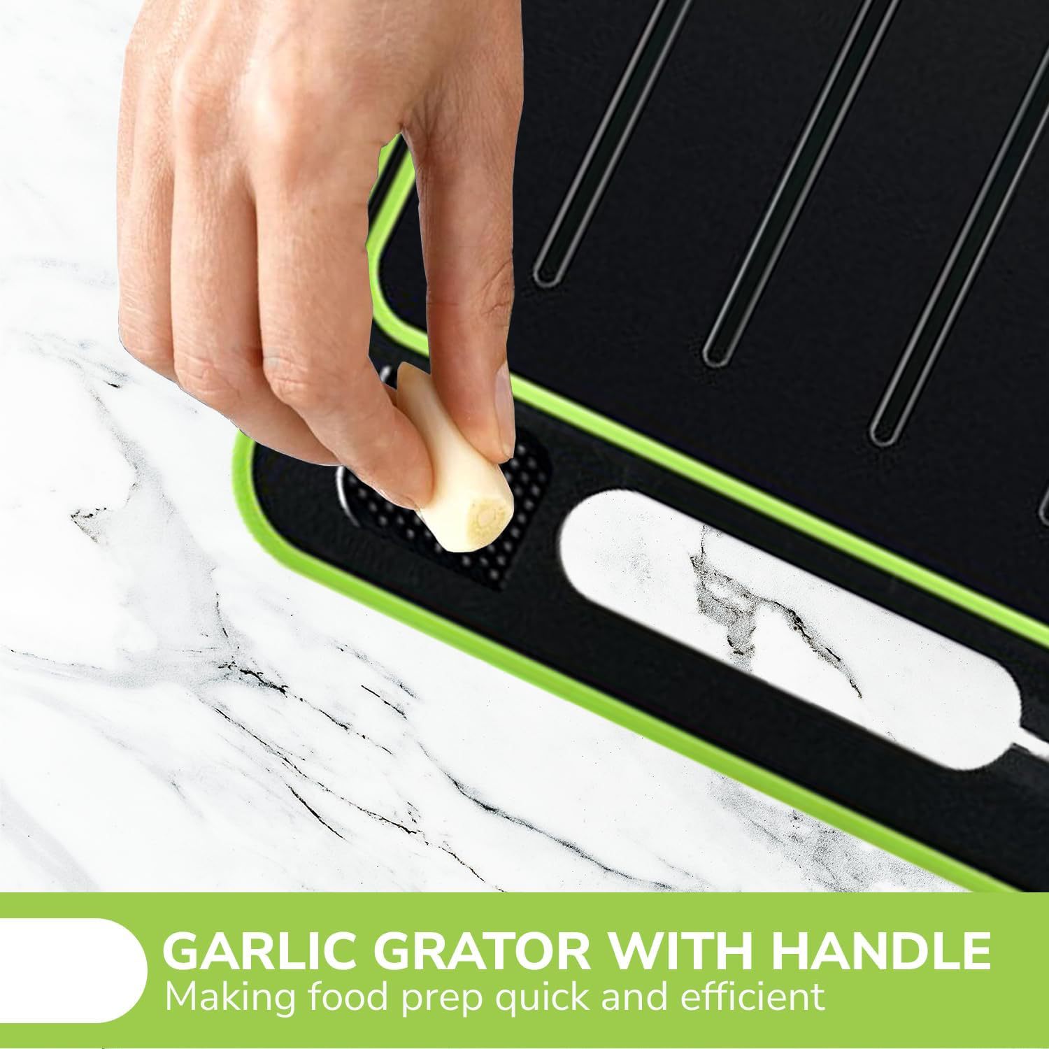 Thawing Cutting Board Aluminum Alloy Double-Sided with Knife Sharpener Garlic Grater Multi-Functional Anti-Slip Chopping Board Stainless Steel Cutting Board Home