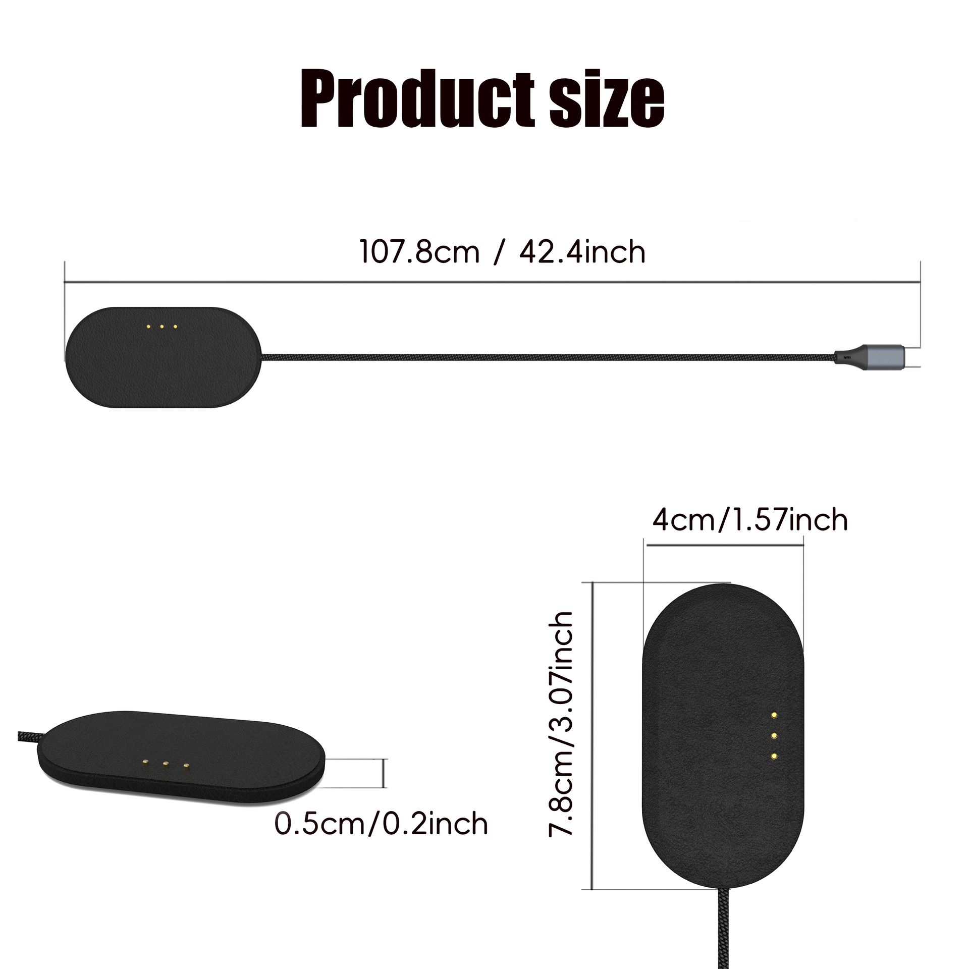 iPad magnetic wireless charger thin leather portable fast charging compatible Apple iPadPro Air tablet
