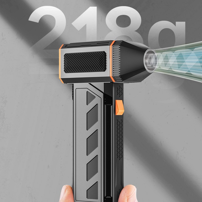 Violent Turbine Fan Mini Camping Outdoor Handheld Cooling Fan 120,000 High-Speed Vacuum Adjustable Endurance Wind