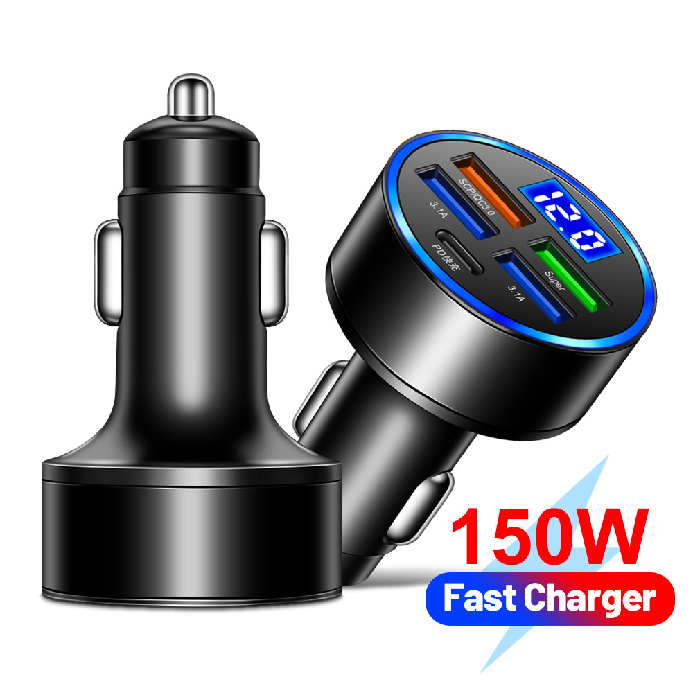 150w-5口超快充 · 黑色