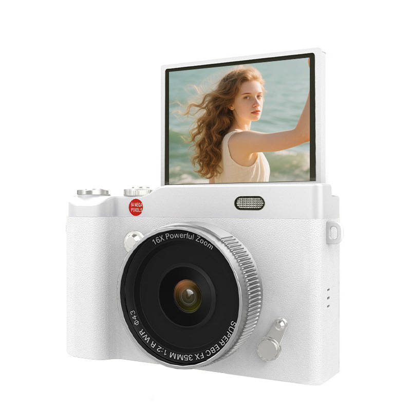 64MP HD Digital Camera Student Entry-level Mini Card Camera Home Shooting Camera