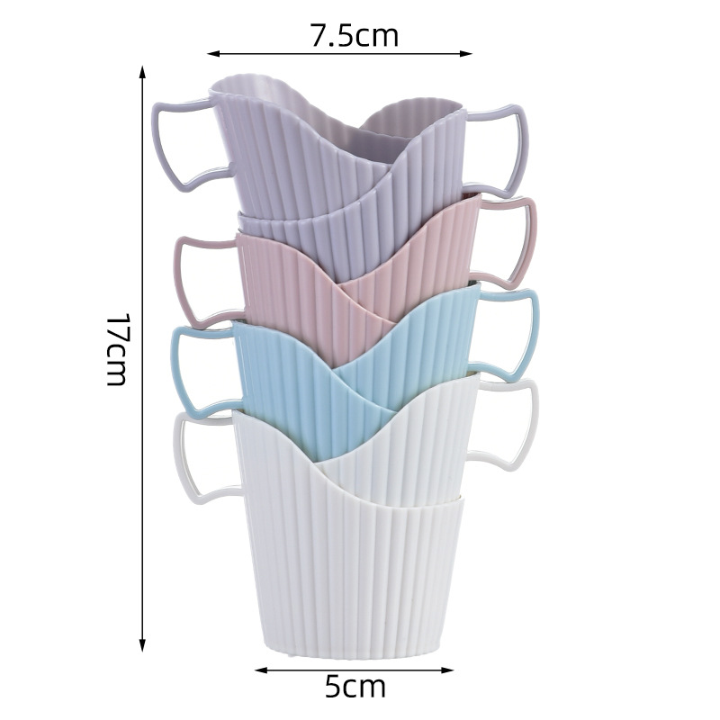 Disposable paper cup holder, thickened plastic cup sleeve, anti-scald heat-insulating paper cup holder, universal base cup 773