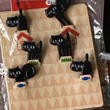 黑猫带纸卡