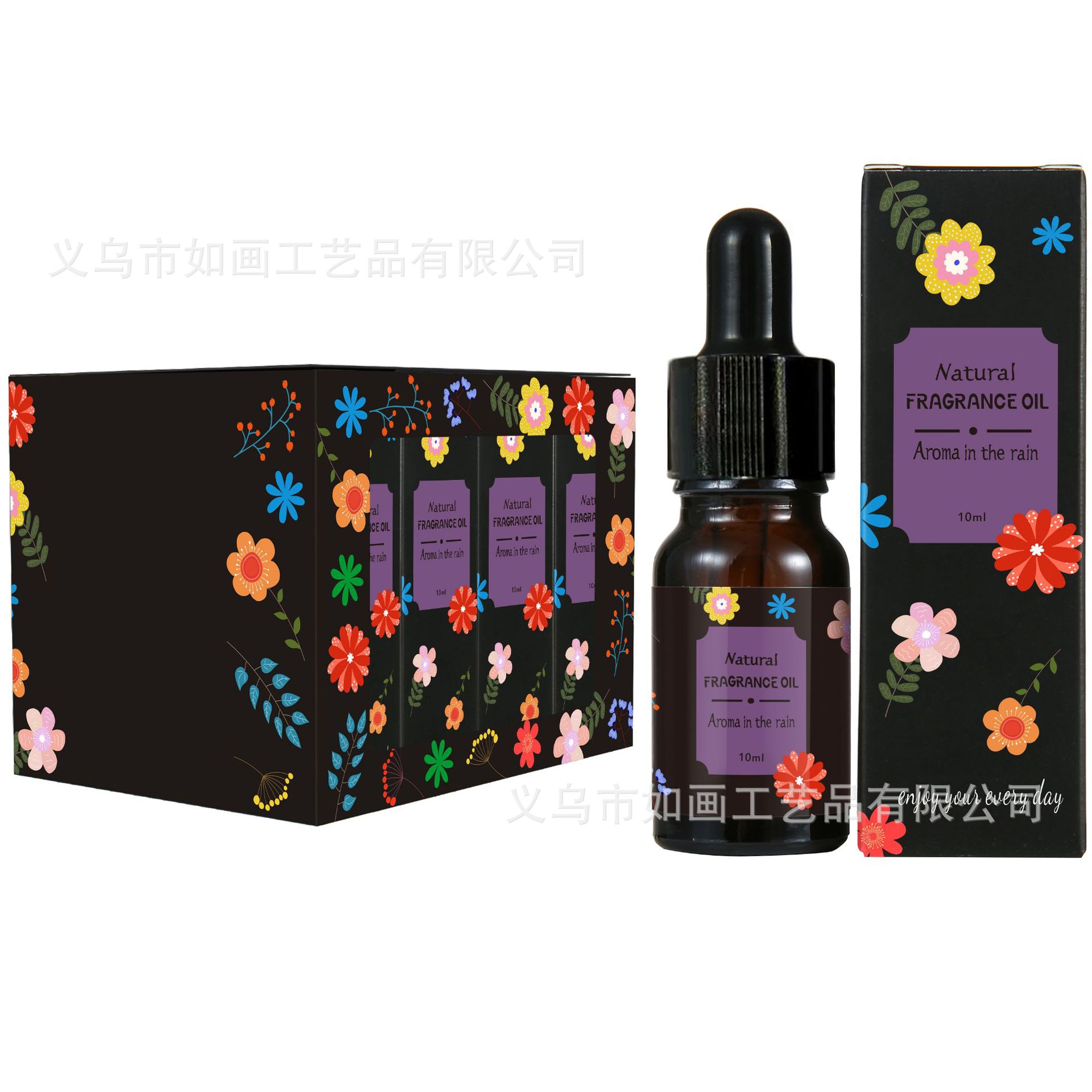 Dropper Aromatherapy Essential Oil 24 Scents Bedroom Humidifier Aroma Stone Fragrance Frankincense Rose Lemon Plant Essential Oil
