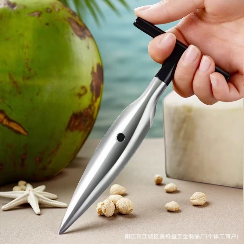Stainless steel coconut opener coconut shovel coconut knife coconut punching tool coconut drill tool