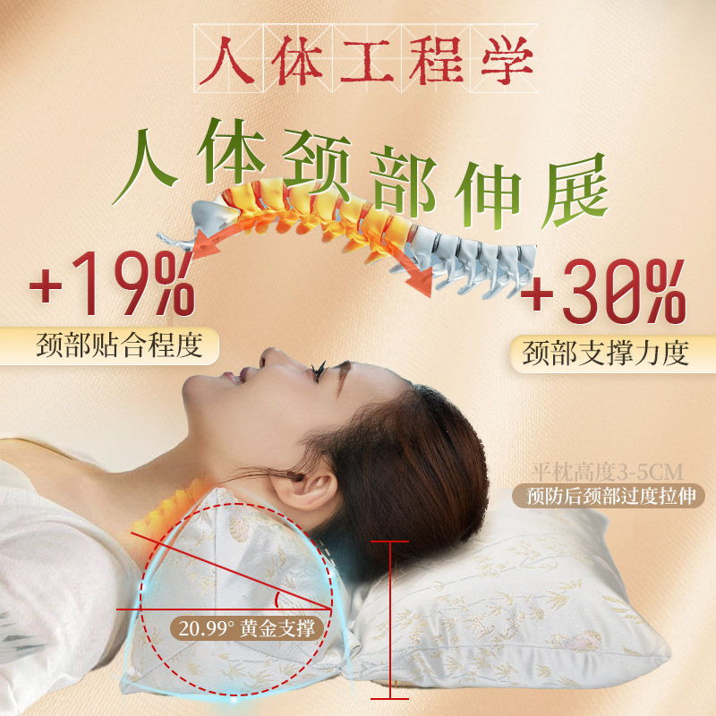 Mugwort Pillow Herbal Plant Pillow Massage Pillow Handmade Mugwort Cervical Pillow Shoulder and Neck Pillow Neck Protection Pillow Festival
