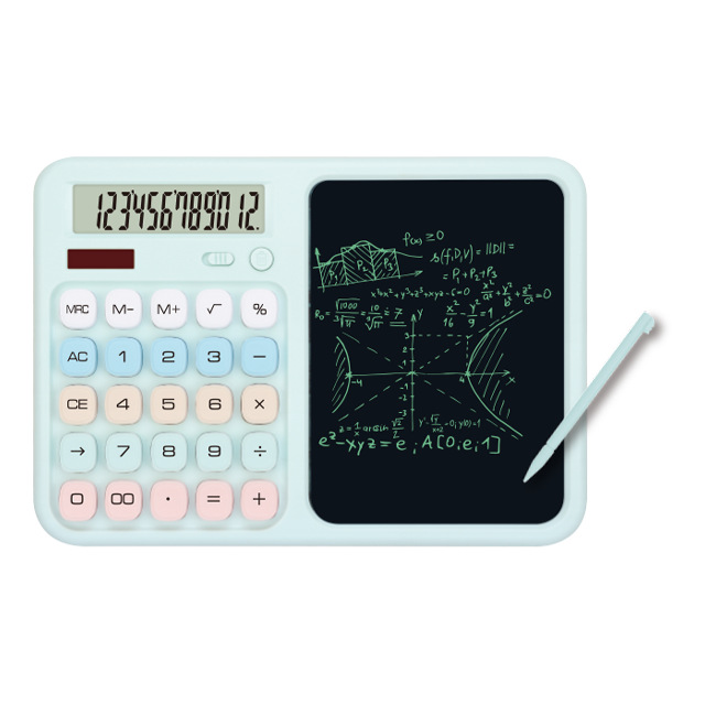 New dopamine fine handwriting multifunctional calculator writing board 2-in-1 calculator with writing board
