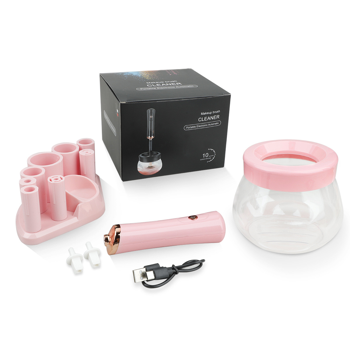Makeup Brush Cleaner Electric Brush Washer Brush Washing Machine Eyelash Quick Dryer Glue Activator Makeup Brush Cleaning
