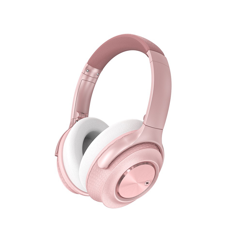 Over-ear earphones wireless Bluetooth active noise-cancelling earphones suitable for gift girlfriend student