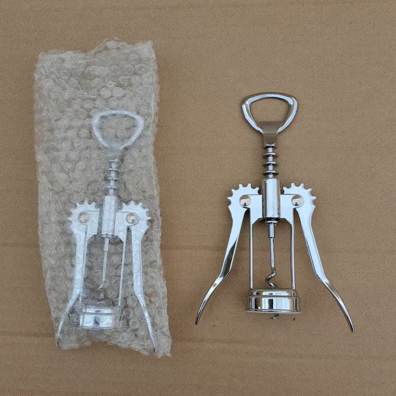 Red Wine Opener Stainless Steel Drill Zinc Alloy Wine European Style Wine Opener Simple Wing Type Butterfly