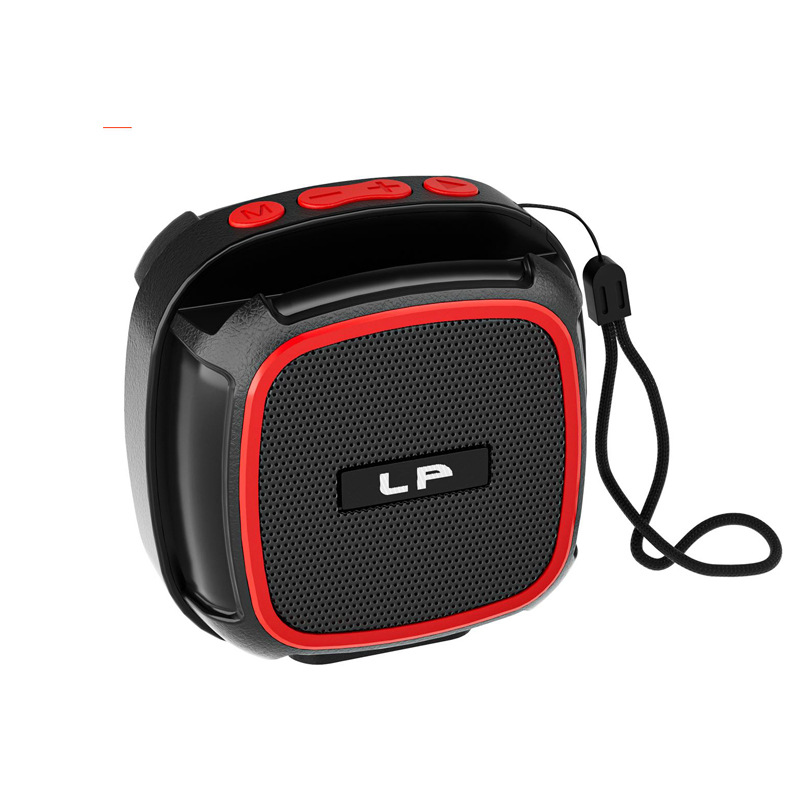 LP-V104 New Bluetooth Speaker Bass Desktop Portable Phone Stand Mini Wireless Card Audio