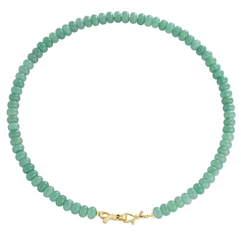 New 5*8 abacus beads multi-color natural stone bead necklace, turquoise agate unisex bracelet neck chain