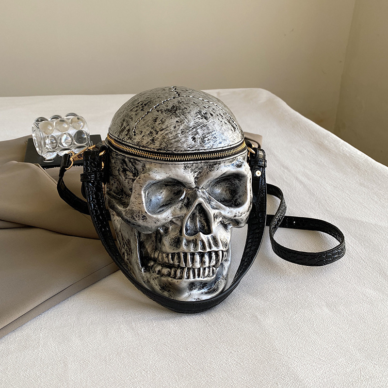 Bag for Women New Halloween Skull Bag Funny Handheld Shoulder Crossbody Bag