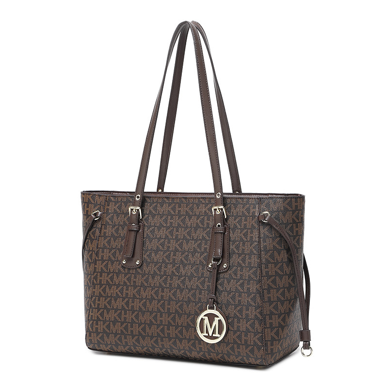 Women's bag 2026 new casual single shoulder bag letter underarm bag large capacity women's bag bucket handbag