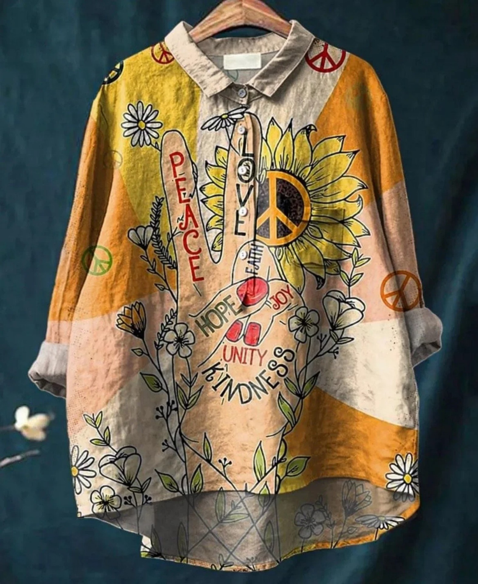 2026 Independent Station Summer Women's New Floral Pullover Long Sleeve Shirt