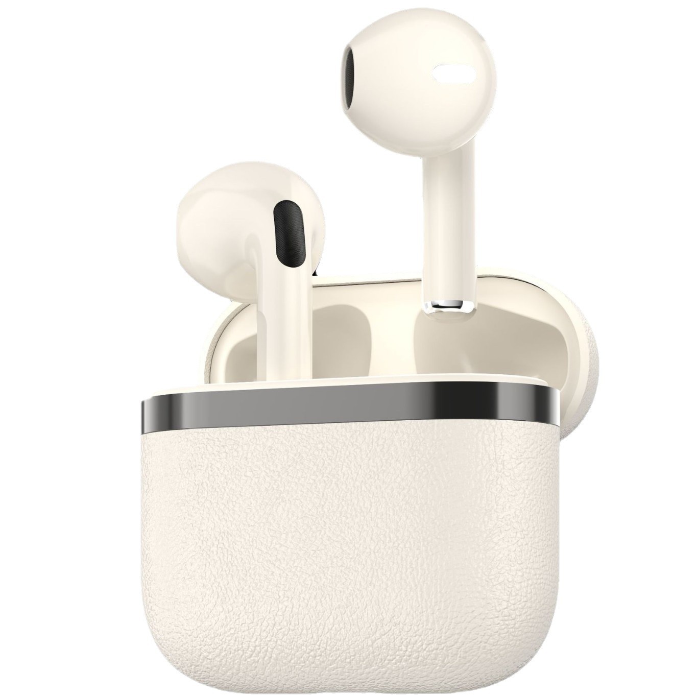 PRO4S Bluetooth Earphones Fourth Generation Leather Texture True Wireless Earphones Ultra-Long Battery Life Sports High Quality TWS