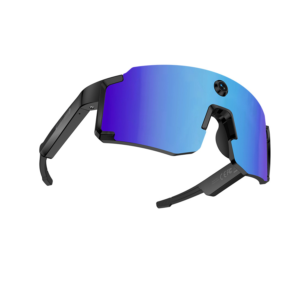 Cycling Glasses Outdoor Sports AI Glasses with Camera Music Recording Video Windproof Sports