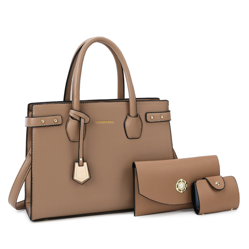 Handbags 2024 New Large Capacity Shoulder Handbag Multi-piece Set Mother-child Bag Simple Commuter Bag