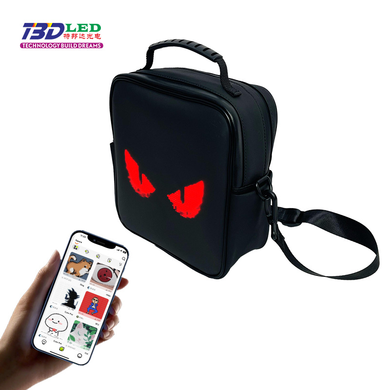 New Crossbody Bag, LED Backpack, Outdoor Portable LED Advertising, Didi LED Dynamic Backpack, LED Screen
