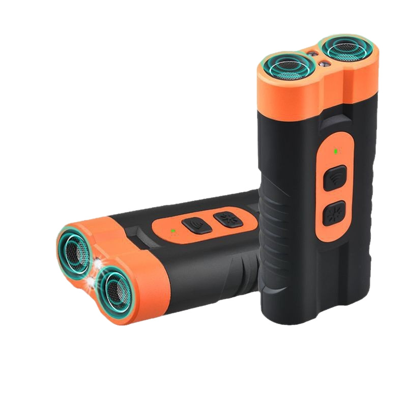 2025 New Dog Repeller Ultrasonic Dual-Head Sonic Bark Stopper Flashlight Dog Repellent Pet