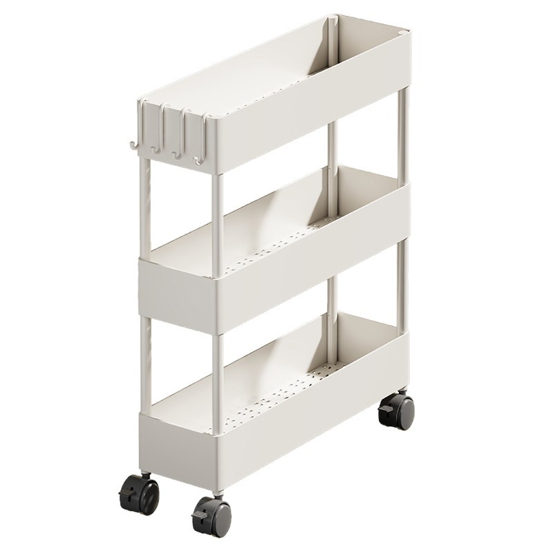 Bathroom Storage Rack, Door Gap Organizer, Narrow Shelf, Multi-layer Bathroom Organizer, Small Trolley