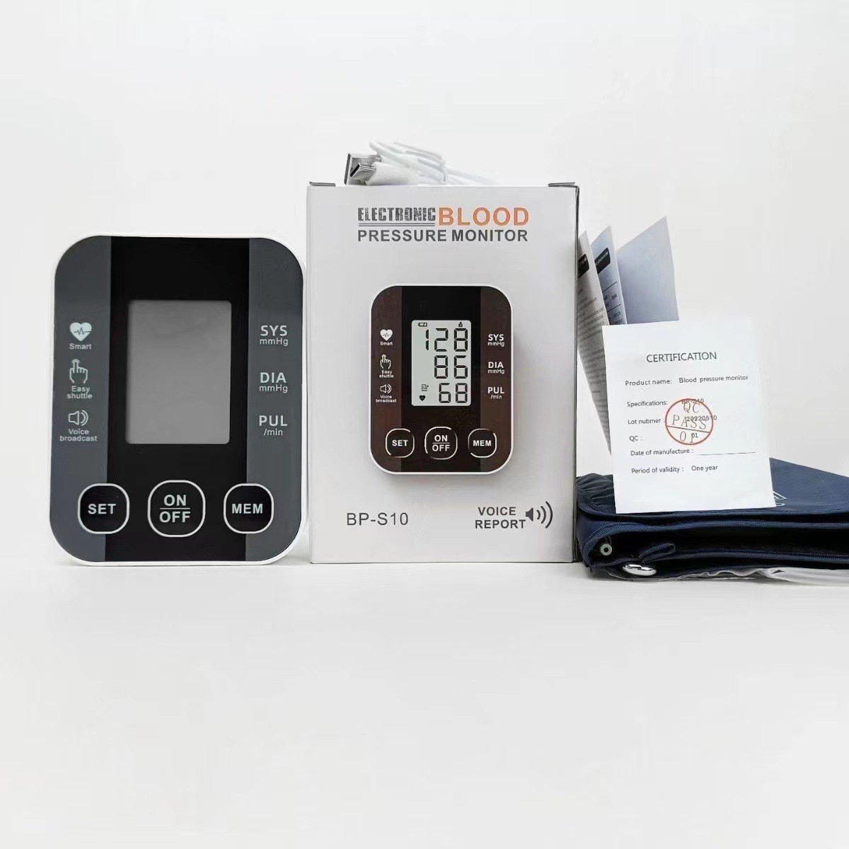 Blood pressure monitor automatic intelligent blood pressure measuring instrument export blood pressure monitor upper arm type neutral blood pressure monitor