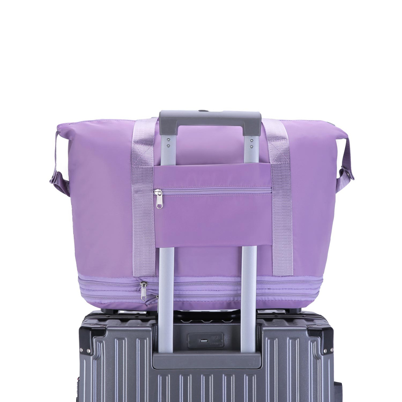 Travel bag women large capacity with universal wheel handheld pulley foldable waiting for delivery luggage storage bag short trip business trip moving