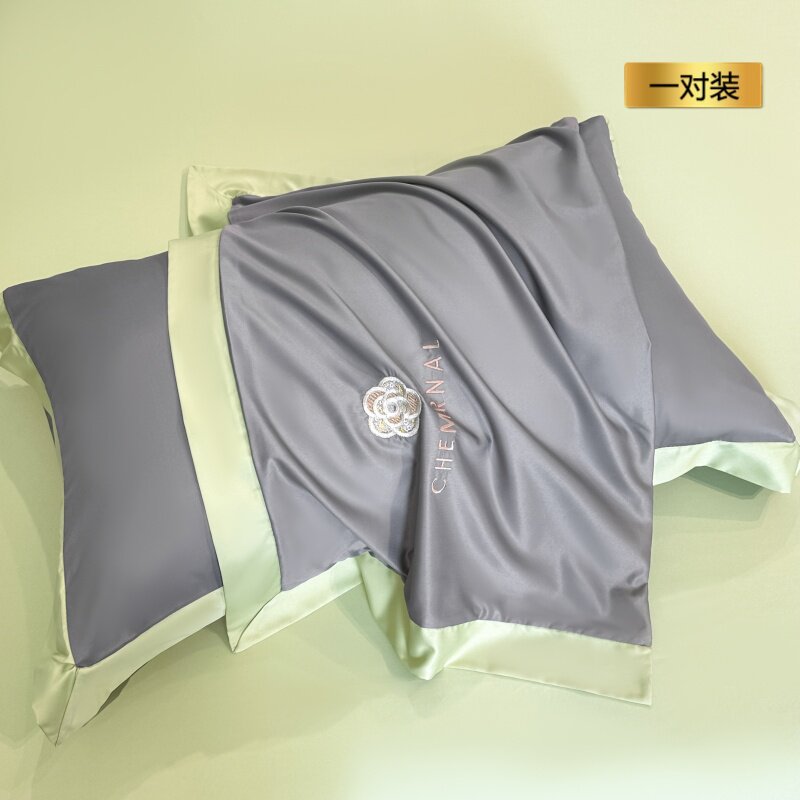 Summer cool pillowcase pair household 48cmx74cm ice silk adult pillowcase inner cover 4