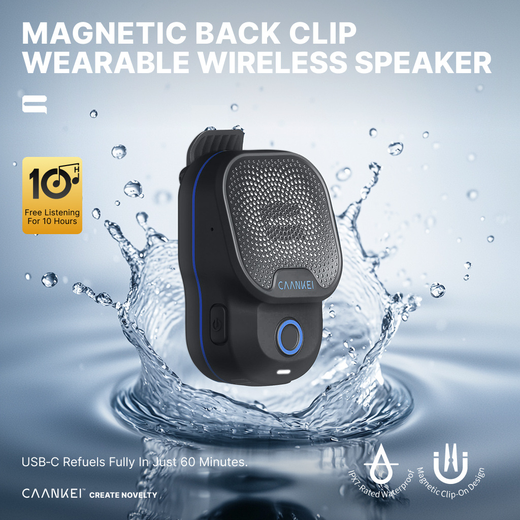 Private mold Bluetooth speaker noise reduction wearable mini small audio outdoor wireless speaker sports swimming fitness