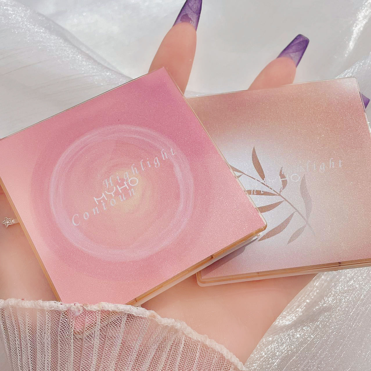 Four-Color Contouring Palette, Multi-Functional Highlighter and Shadow Combination All-In-One Palette, Matte Face Brightening, Comprehensive Facial Makeup Palette