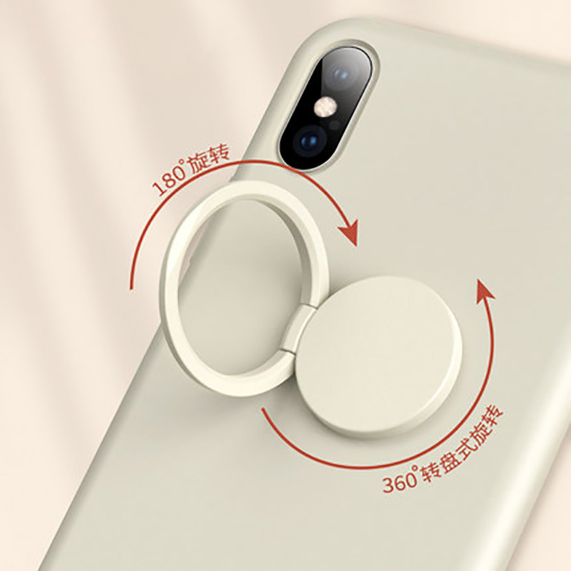 Phone Stand Full Metal Baked Paint Beveled Circular Ring Stand Thin Light Lazy Desktop Support Ring Stand