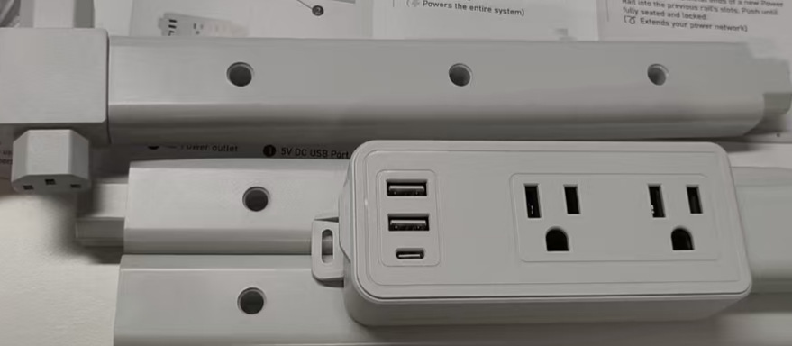 New Power Outlet Retractable Outlet Splice Outlet Desk Sofa Nightstand Extender