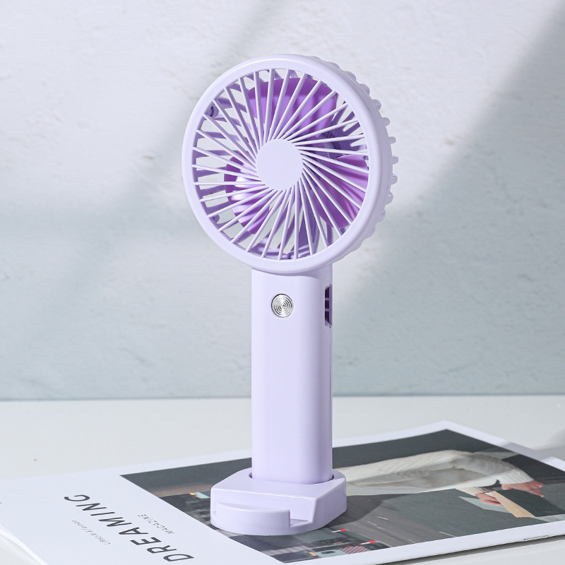 Pin Early Summer New Three Gears Lithium Battery Strong Wind Portable Mini USB Charging Candy Small Fan Gift