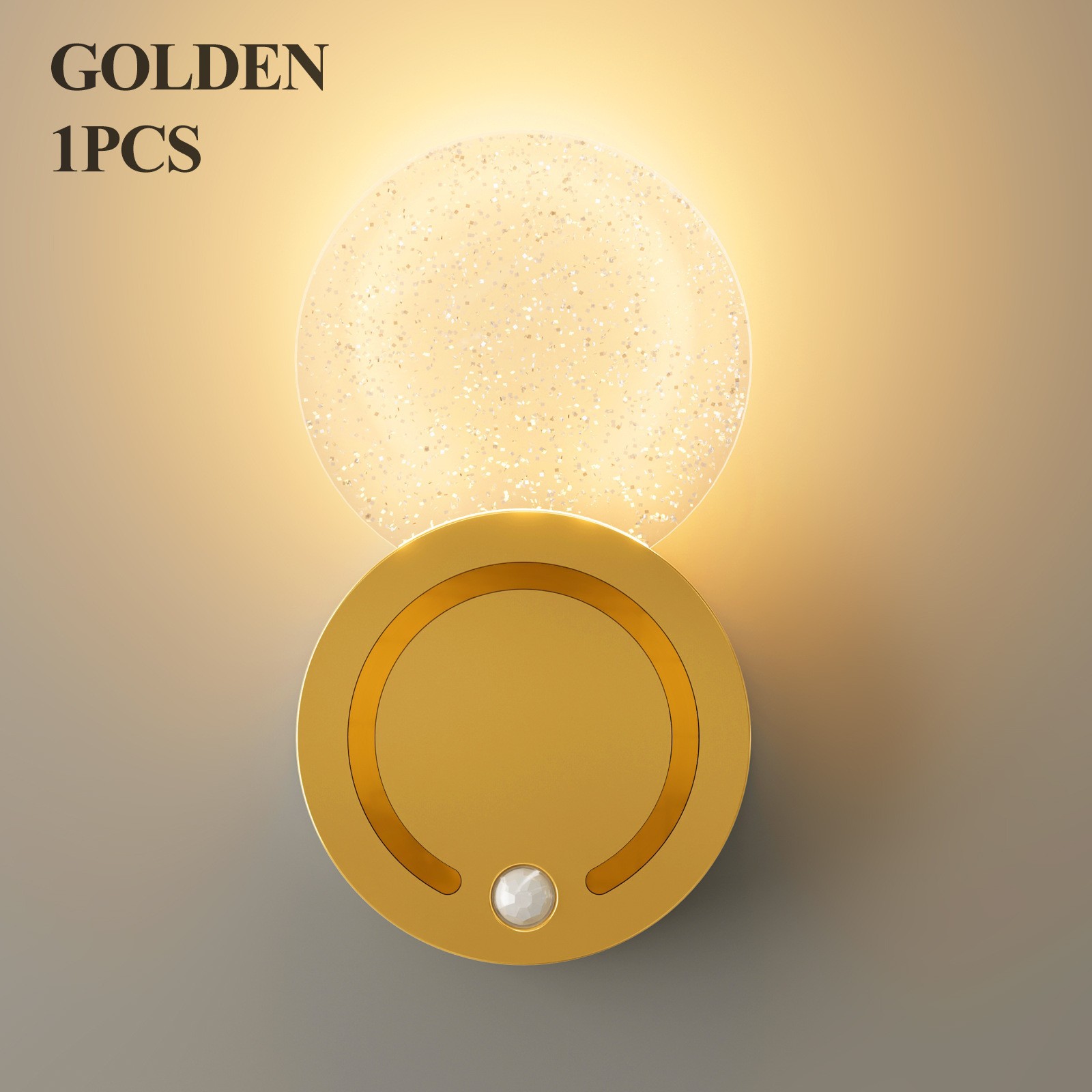 Human Body Induction Bedroom Bedside Wall Light Snap-On No Wiring Bedroom Charging Night Light