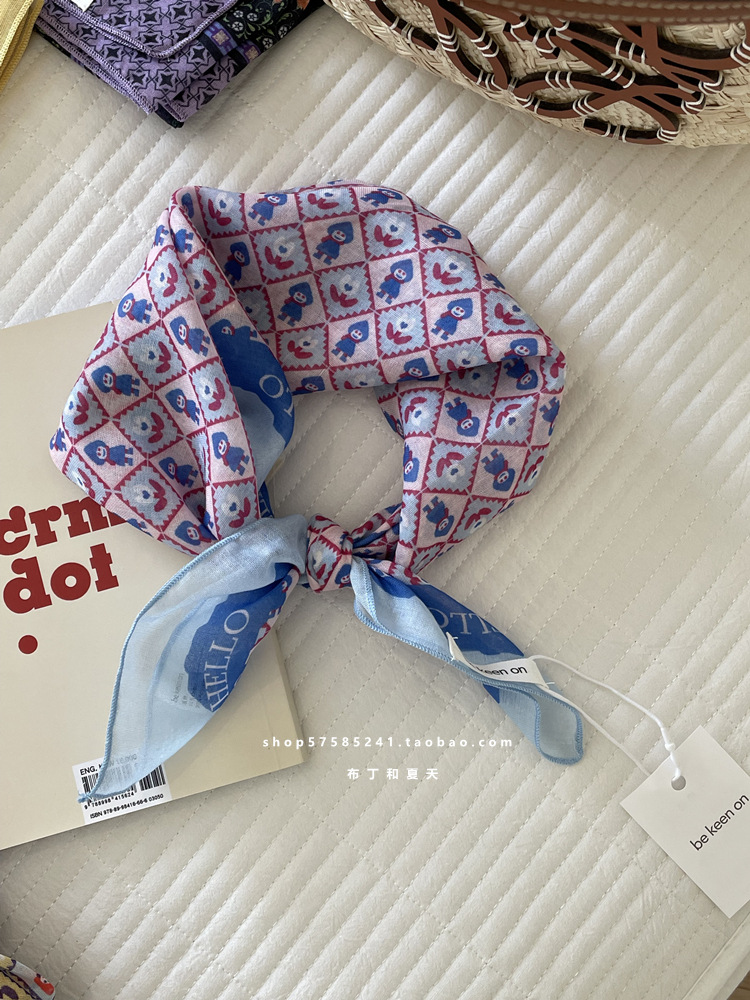 21＃HELLO浅蓝 · 58*58cm