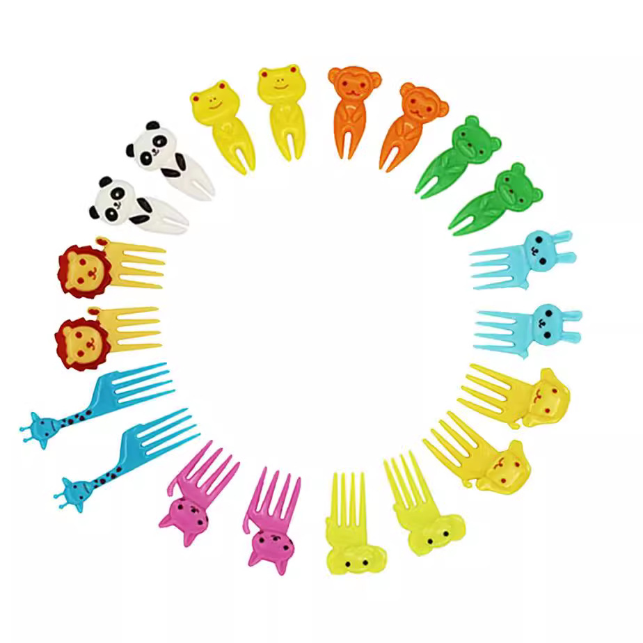 Bento decoration pick fruit fork Mickey cute mini bento pick animal paradise fruit fork set bento pick