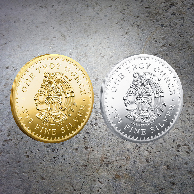 Maya Coin Commemorative Coin Pyramid Coin Mexican Craft Commemorative Medal Foreign Coin Coin Badge
