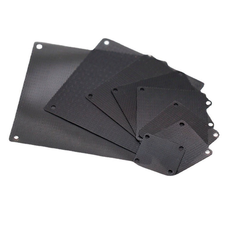PVC adhesive magnetic dust-proof mesh PC case heat dissipation plastic punched mesh breathable strong adhesion PVC dust-proof mesh